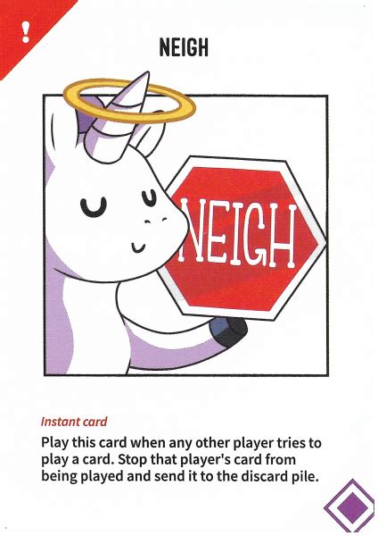 can you neigh a unicorn card|Read this first .